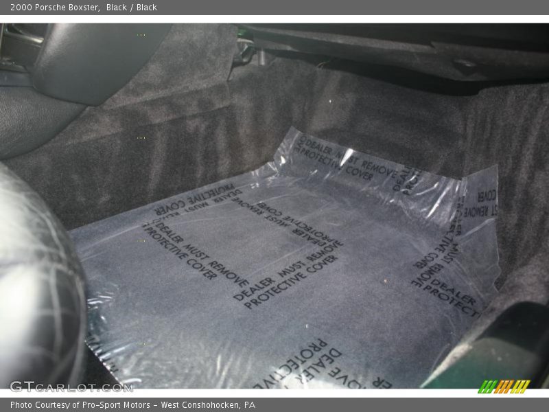 Black / Black 2000 Porsche Boxster