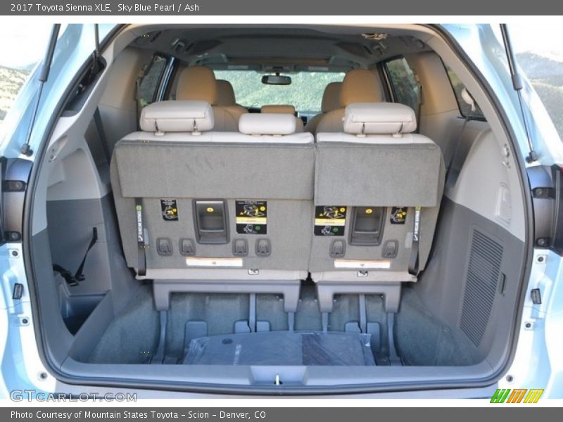 Sky Blue Pearl / Ash 2017 Toyota Sienna XLE