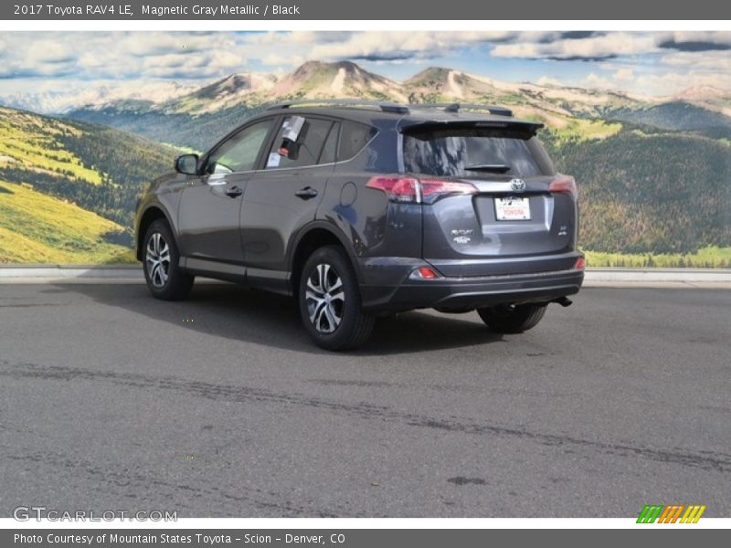 Magnetic Gray Metallic / Black 2017 Toyota RAV4 LE