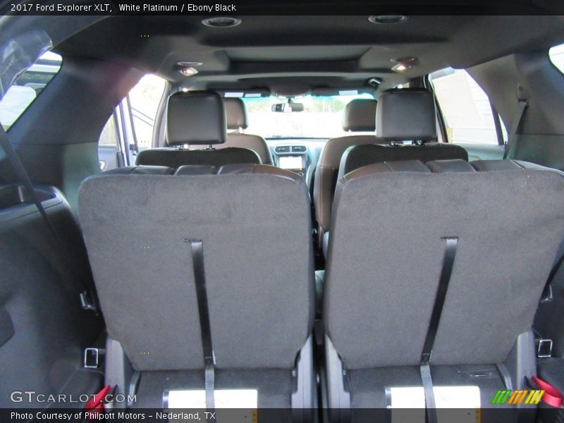White Platinum / Ebony Black 2017 Ford Explorer XLT