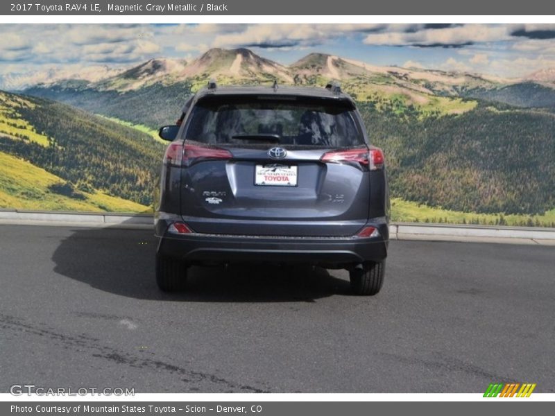 Magnetic Gray Metallic / Black 2017 Toyota RAV4 LE