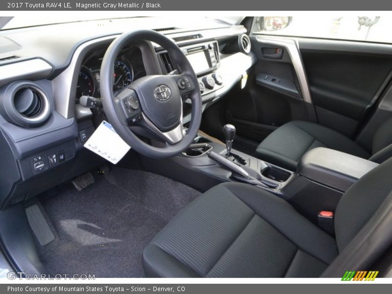 Magnetic Gray Metallic / Black 2017 Toyota RAV4 LE