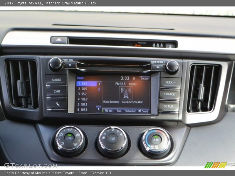 Magnetic Gray Metallic / Black 2017 Toyota RAV4 LE