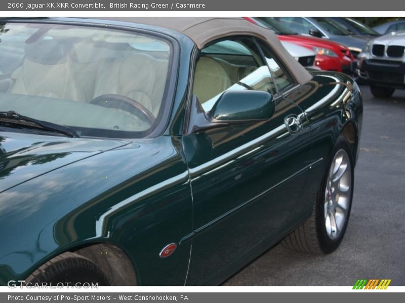 British Racing Green / Cashmere 2000 Jaguar XK XKR Convertible