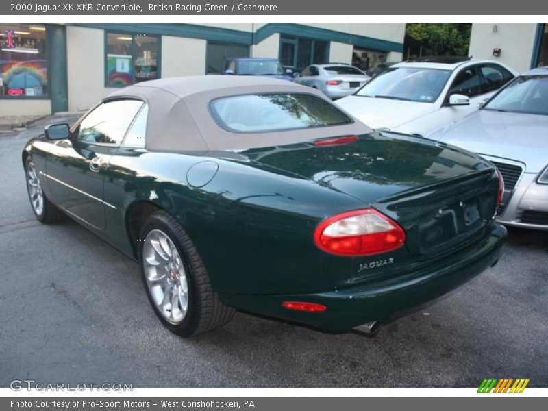 British Racing Green / Cashmere 2000 Jaguar XK XKR Convertible