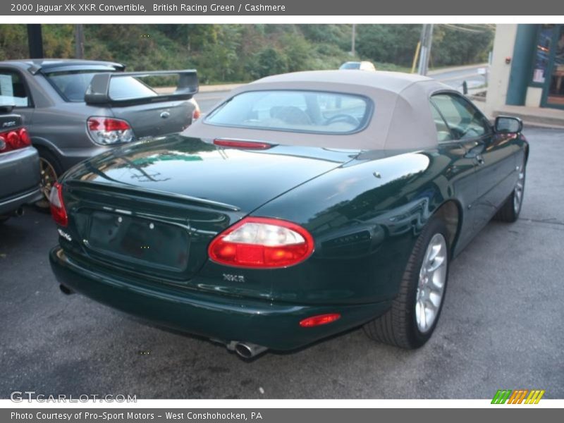 British Racing Green / Cashmere 2000 Jaguar XK XKR Convertible