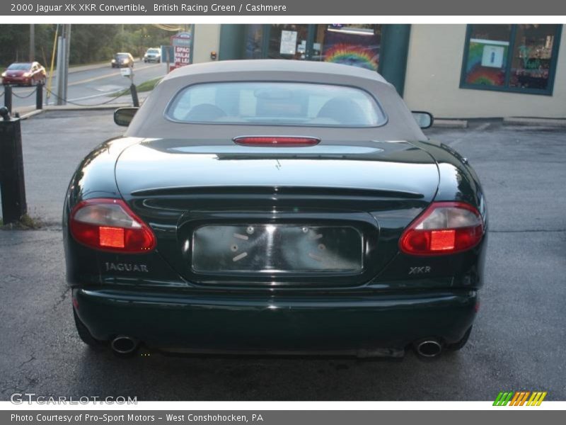 British Racing Green / Cashmere 2000 Jaguar XK XKR Convertible