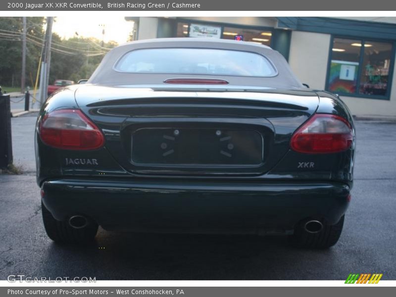 British Racing Green / Cashmere 2000 Jaguar XK XKR Convertible