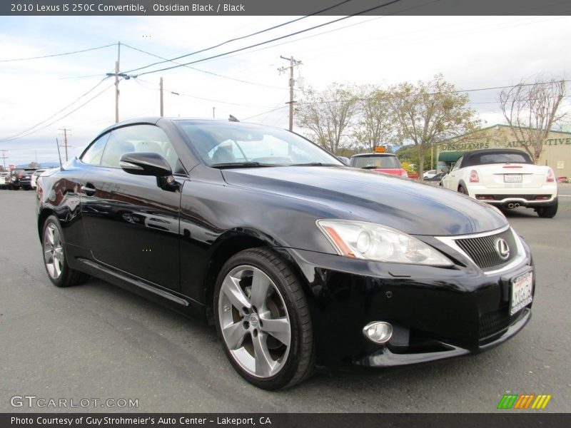 Obsidian Black / Black 2010 Lexus IS 250C Convertible