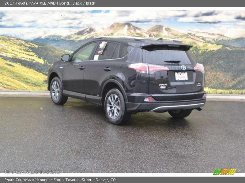 Black / Black 2017 Toyota RAV4 XLE AWD Hybrid