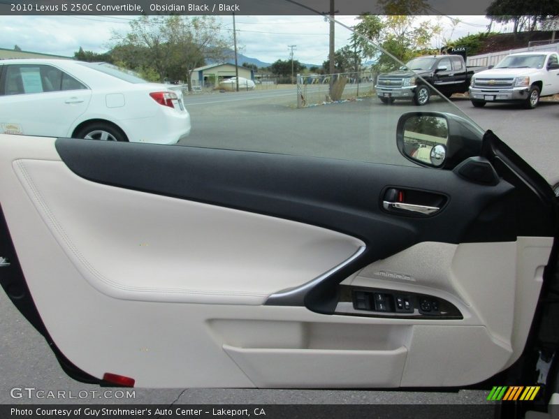 Obsidian Black / Black 2010 Lexus IS 250C Convertible