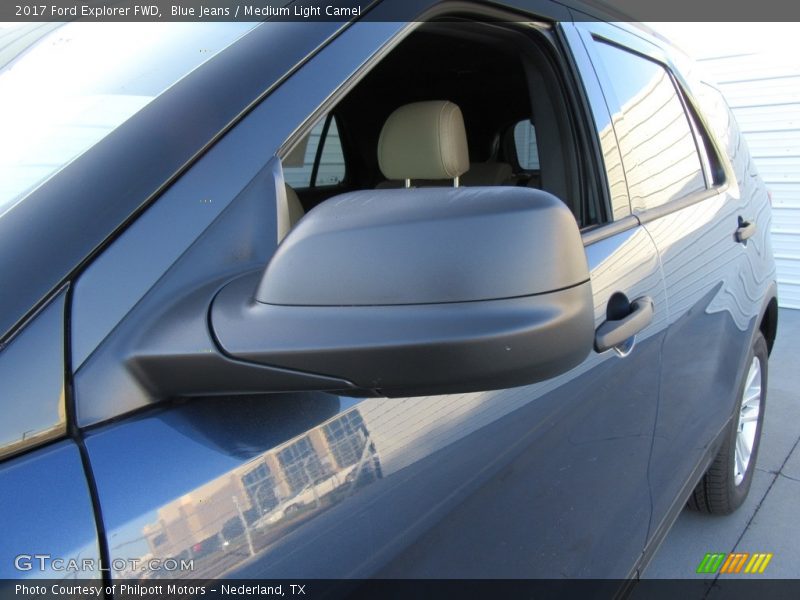 Blue Jeans / Medium Light Camel 2017 Ford Explorer FWD