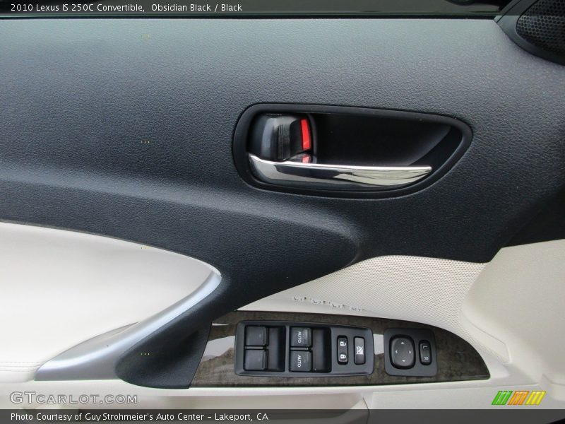 Obsidian Black / Black 2010 Lexus IS 250C Convertible