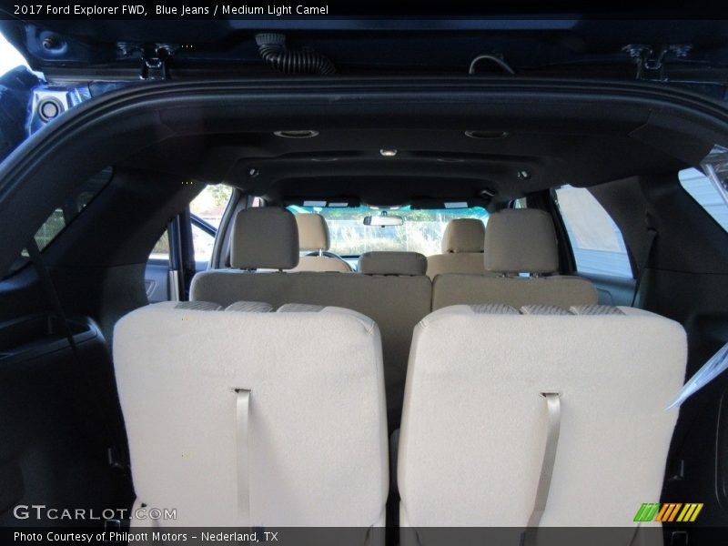 Blue Jeans / Medium Light Camel 2017 Ford Explorer FWD