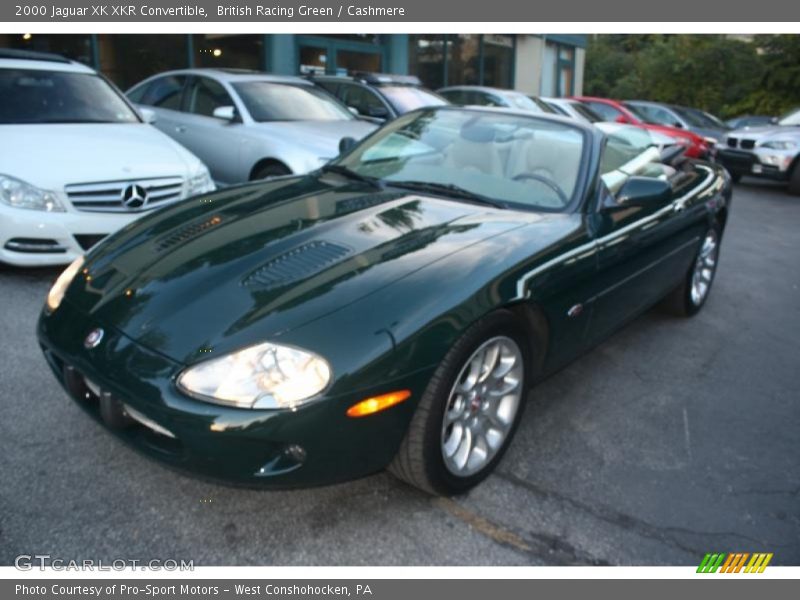 British Racing Green / Cashmere 2000 Jaguar XK XKR Convertible