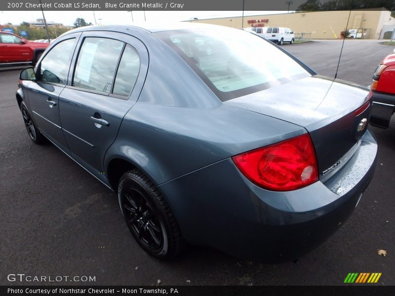 Blue Granite Metallic / Gray 2007 Chevrolet Cobalt LS Sedan