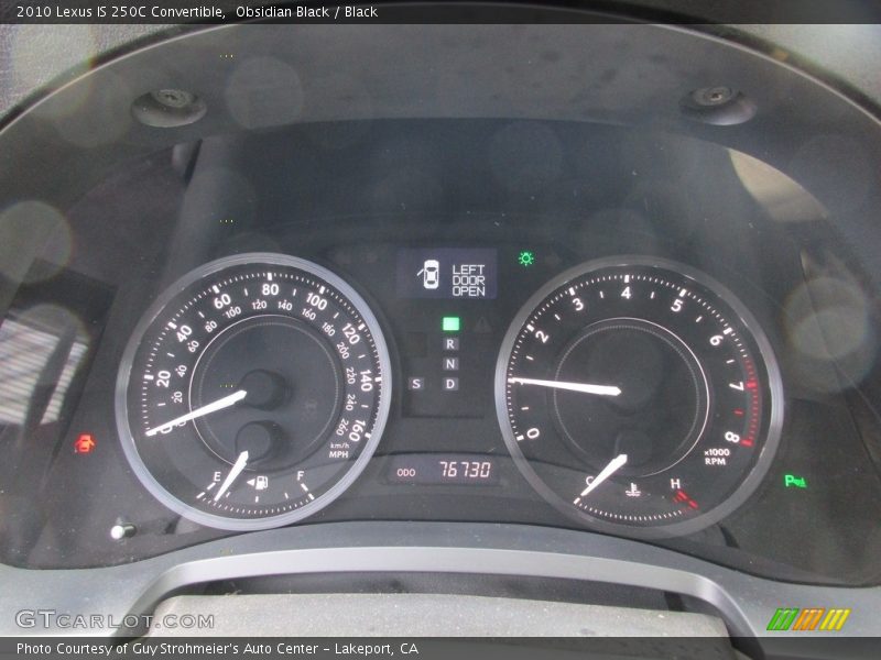 Obsidian Black / Black 2010 Lexus IS 250C Convertible