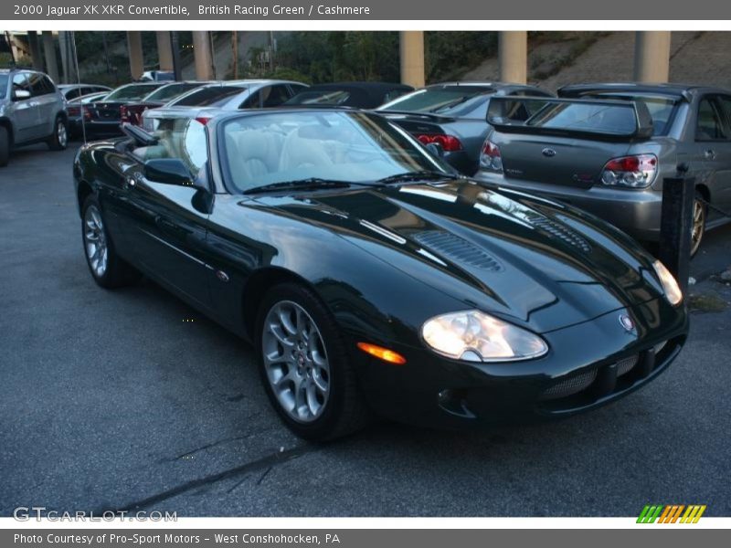 British Racing Green / Cashmere 2000 Jaguar XK XKR Convertible