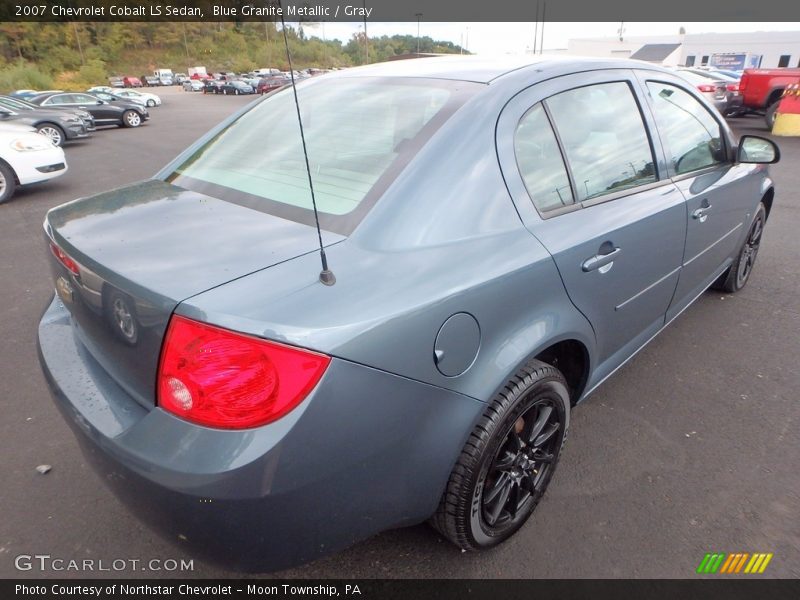 Blue Granite Metallic / Gray 2007 Chevrolet Cobalt LS Sedan