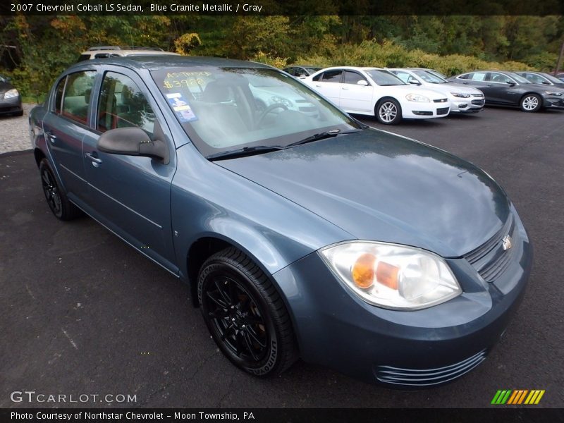 Blue Granite Metallic / Gray 2007 Chevrolet Cobalt LS Sedan