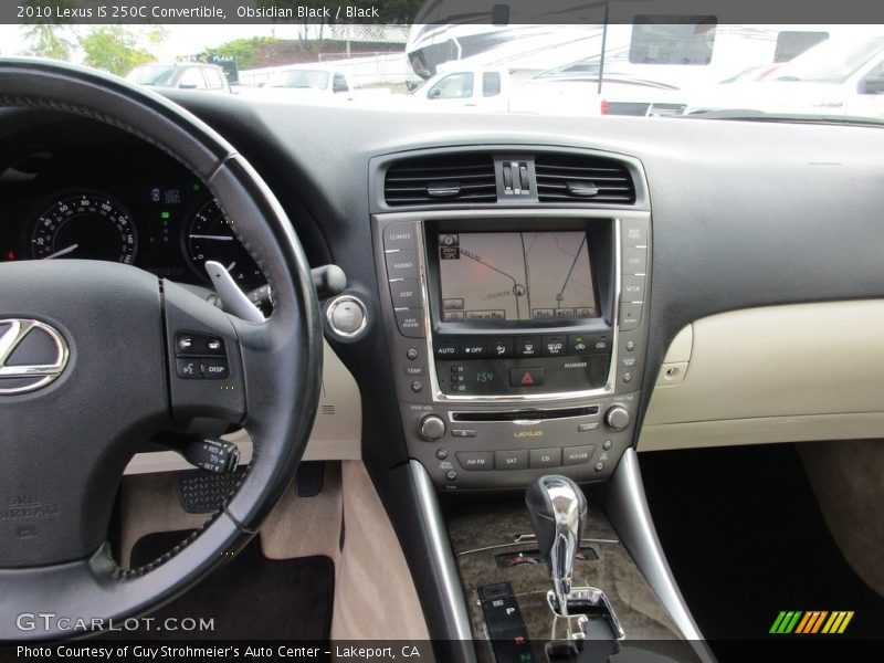 Obsidian Black / Black 2010 Lexus IS 250C Convertible