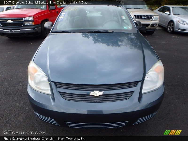 Blue Granite Metallic / Gray 2007 Chevrolet Cobalt LS Sedan