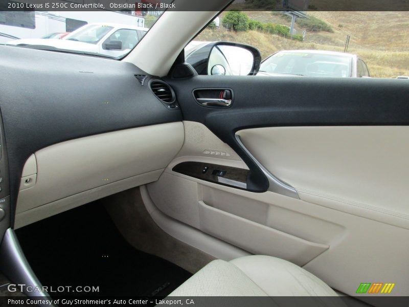 Obsidian Black / Black 2010 Lexus IS 250C Convertible