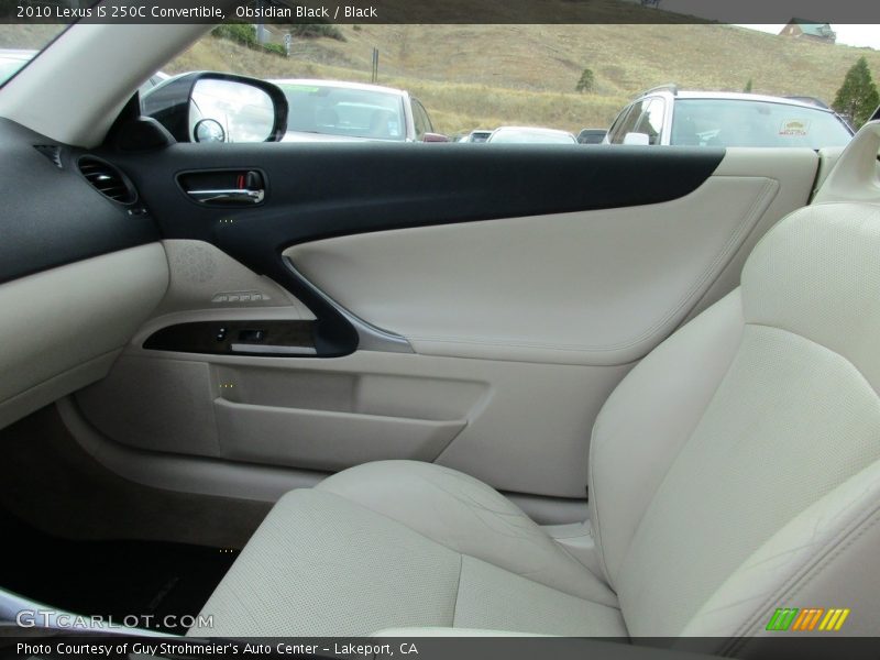 Obsidian Black / Black 2010 Lexus IS 250C Convertible
