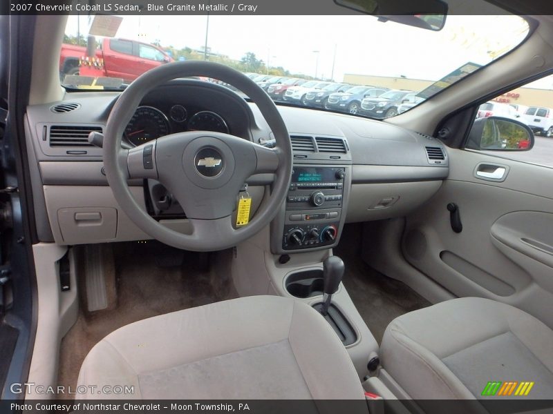 Blue Granite Metallic / Gray 2007 Chevrolet Cobalt LS Sedan