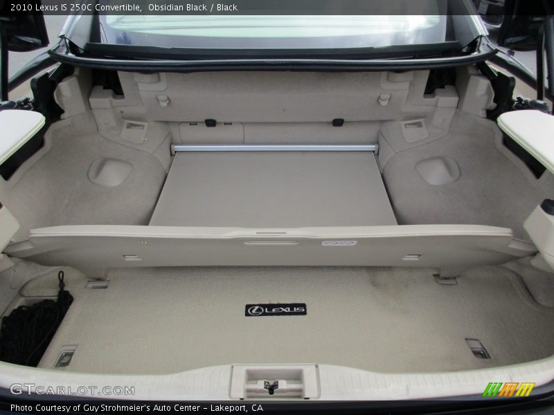 Obsidian Black / Black 2010 Lexus IS 250C Convertible