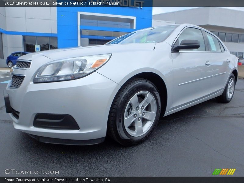 Silver Ice Metallic / Jet Black/Titanium 2013 Chevrolet Malibu LS