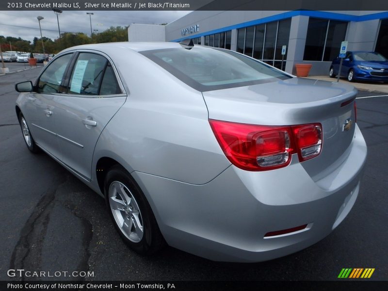 Silver Ice Metallic / Jet Black/Titanium 2013 Chevrolet Malibu LS