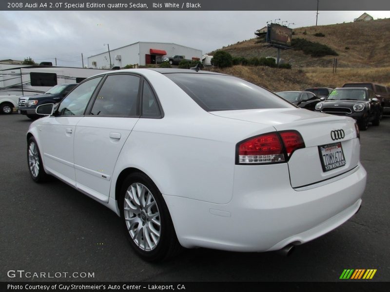 Ibis White / Black 2008 Audi A4 2.0T Special Edition quattro Sedan