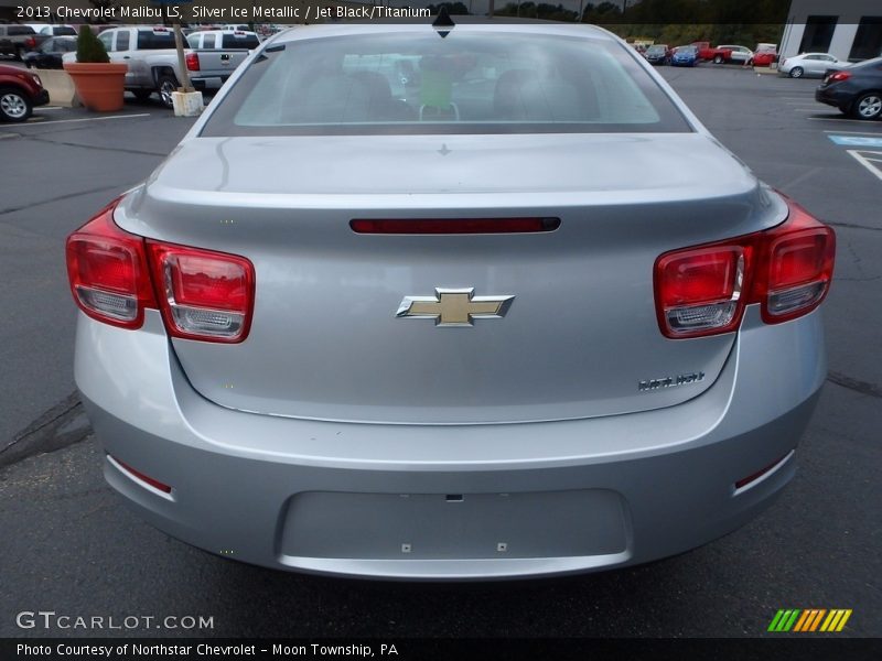 Silver Ice Metallic / Jet Black/Titanium 2013 Chevrolet Malibu LS