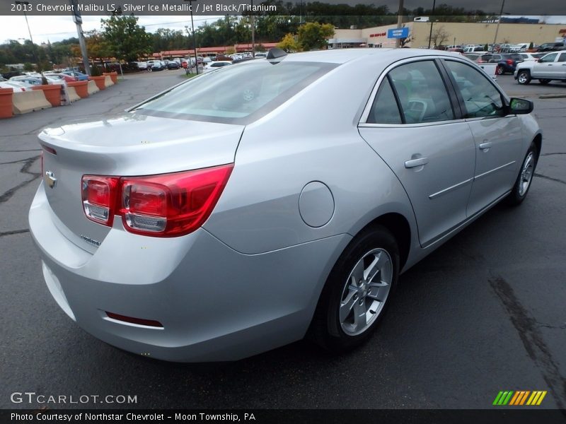 Silver Ice Metallic / Jet Black/Titanium 2013 Chevrolet Malibu LS