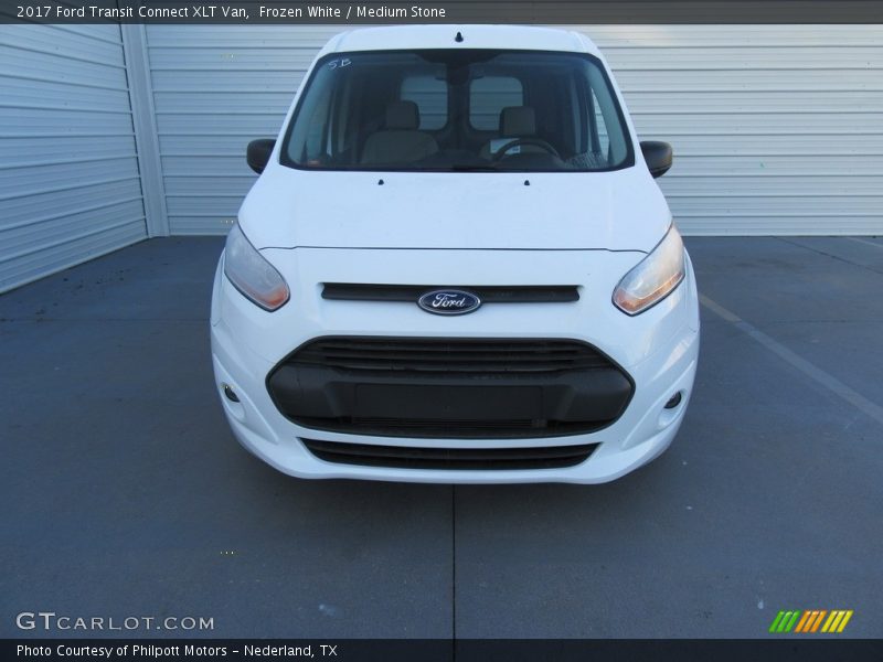 Frozen White / Medium Stone 2017 Ford Transit Connect XLT Van