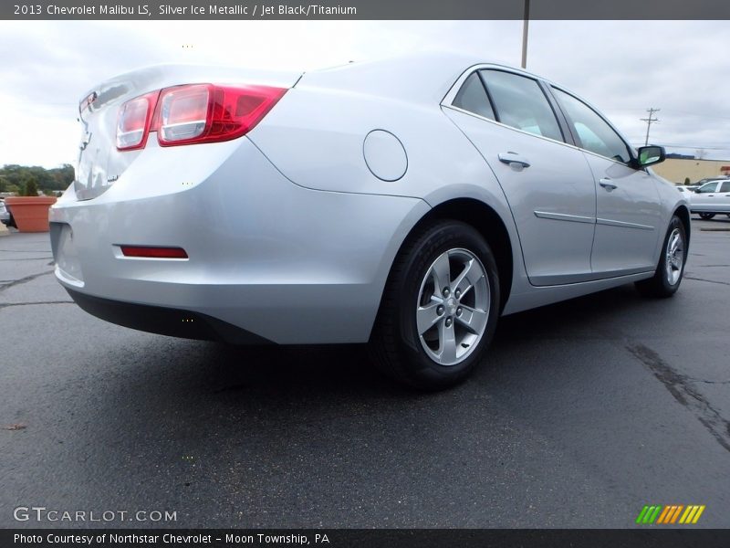 Silver Ice Metallic / Jet Black/Titanium 2013 Chevrolet Malibu LS