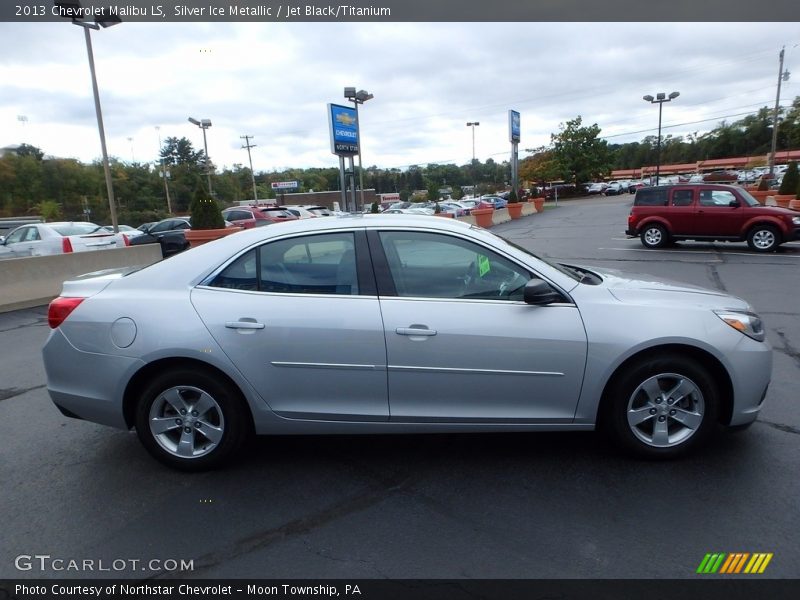 Silver Ice Metallic / Jet Black/Titanium 2013 Chevrolet Malibu LS