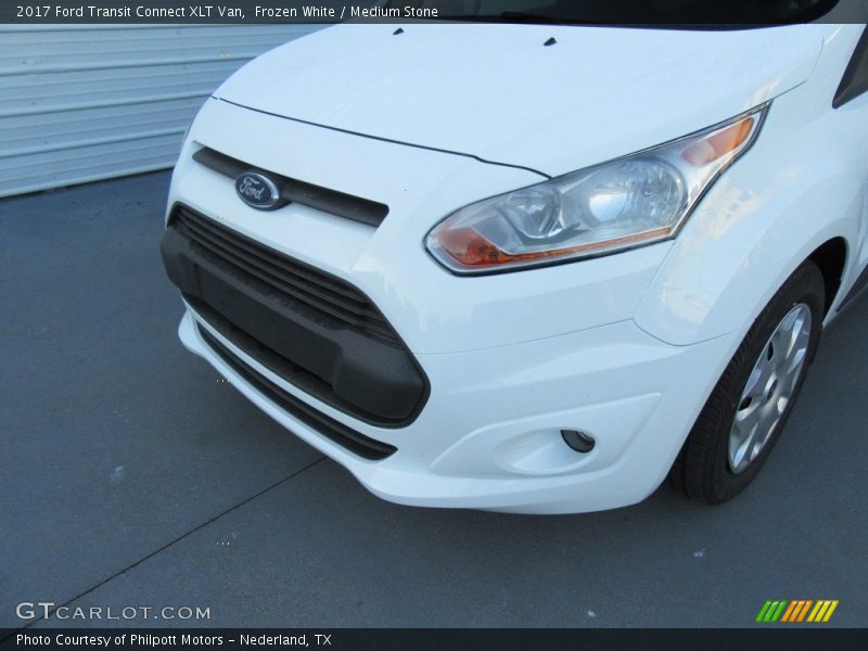 Frozen White / Medium Stone 2017 Ford Transit Connect XLT Van