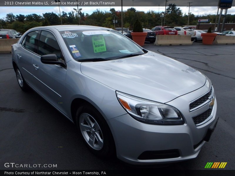 Silver Ice Metallic / Jet Black/Titanium 2013 Chevrolet Malibu LS