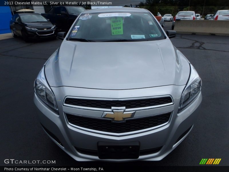 Silver Ice Metallic / Jet Black/Titanium 2013 Chevrolet Malibu LS