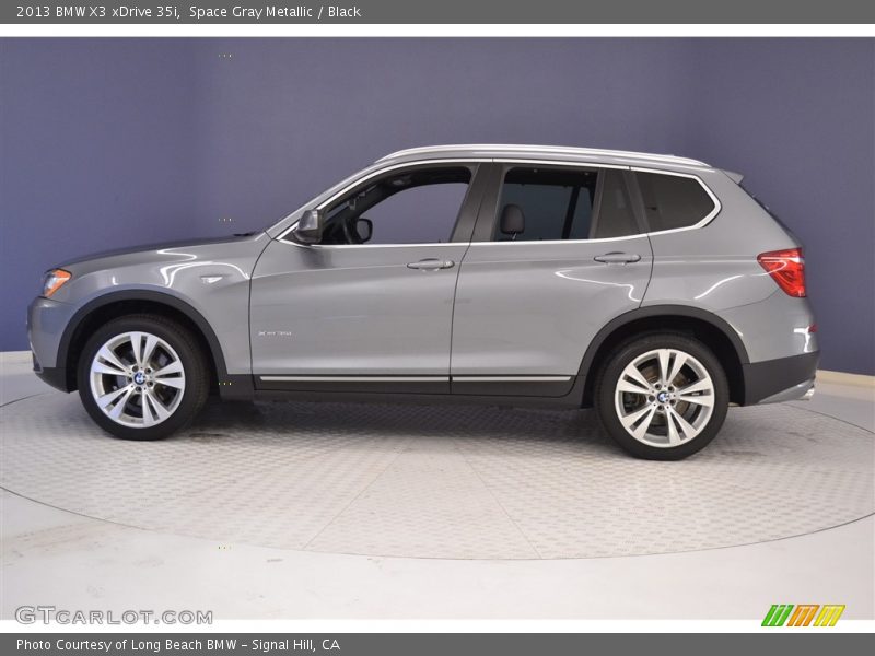 Space Gray Metallic / Black 2013 BMW X3 xDrive 35i