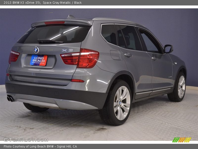Space Gray Metallic / Black 2013 BMW X3 xDrive 35i