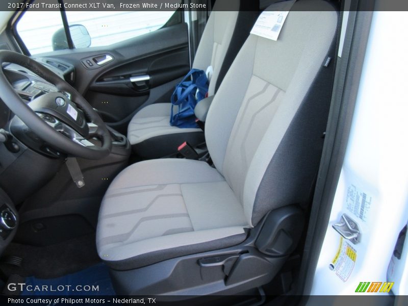 Front Seat of 2017 Transit Connect XLT Van