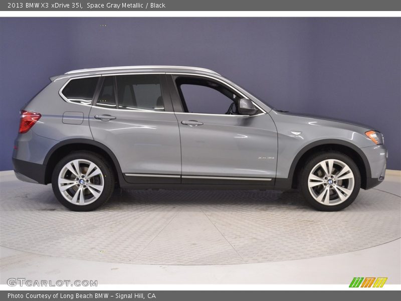 Space Gray Metallic / Black 2013 BMW X3 xDrive 35i