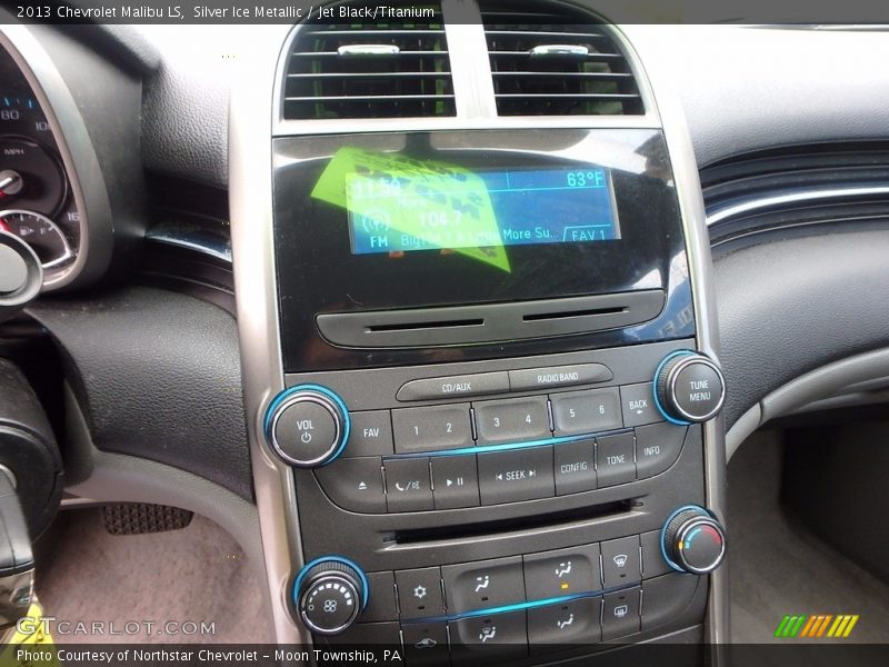 Silver Ice Metallic / Jet Black/Titanium 2013 Chevrolet Malibu LS