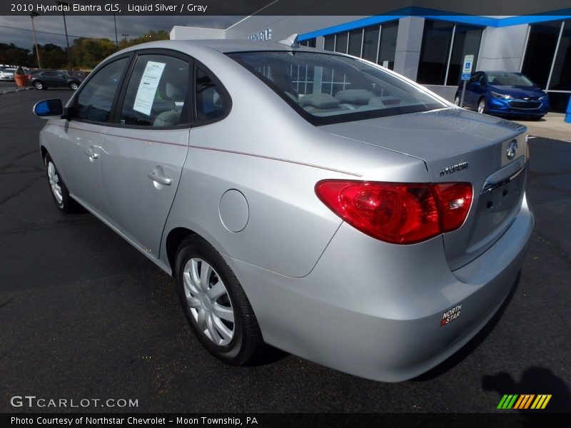 Liquid Silver / Gray 2010 Hyundai Elantra GLS