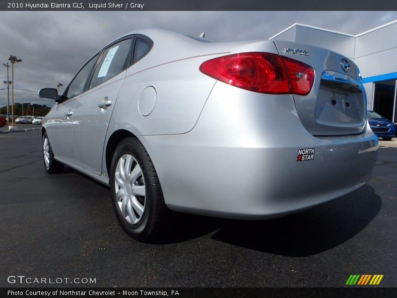 Liquid Silver / Gray 2010 Hyundai Elantra GLS