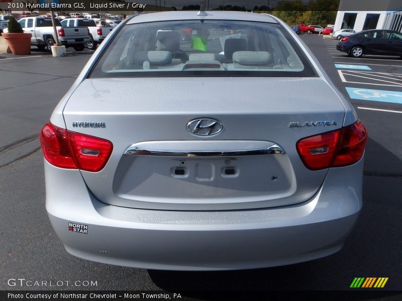 Liquid Silver / Gray 2010 Hyundai Elantra GLS