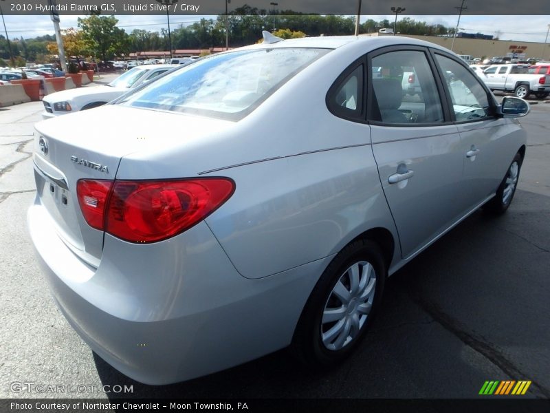 Liquid Silver / Gray 2010 Hyundai Elantra GLS